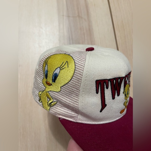 Vintage Acme Kids Tweety Bird Laser Style SnapBack Hat - Picture 2 of 6